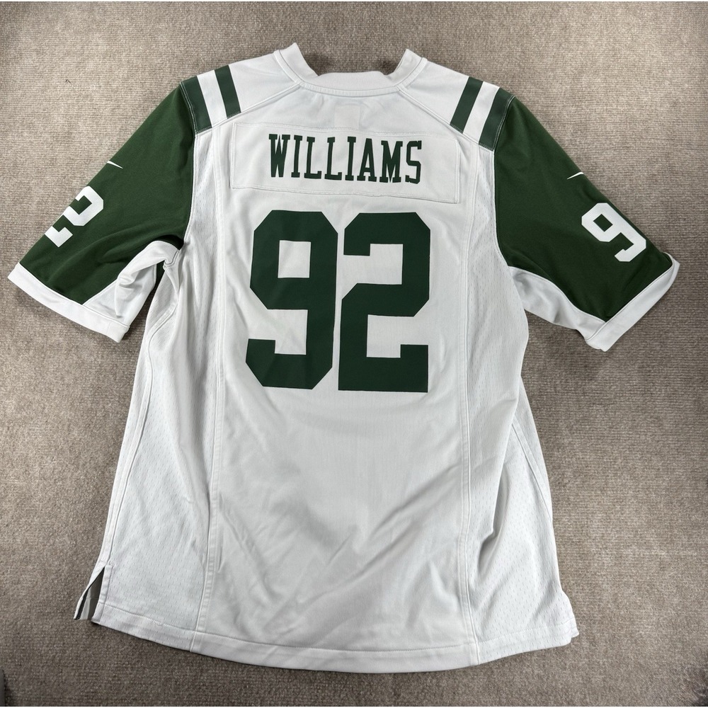 Nike New York Jets Leonard Williams #92 Men's‎ White Football Jersey Medium - Picture 2 of 12